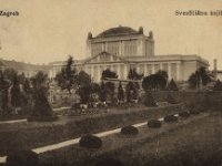 Sveučilišna knjižnica (danas Državni arhiv) 1917. godine